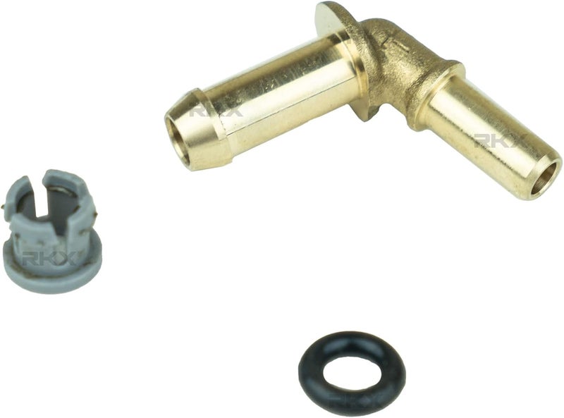 RKX Upgraded Metal Water Pump to Thermostat Outlet Tube Compatible with Jaguar Land Rover Range Rover 3.0L V6 5.0L V8JLR C2Z28258 LR049990 L494 L405 - Image 1